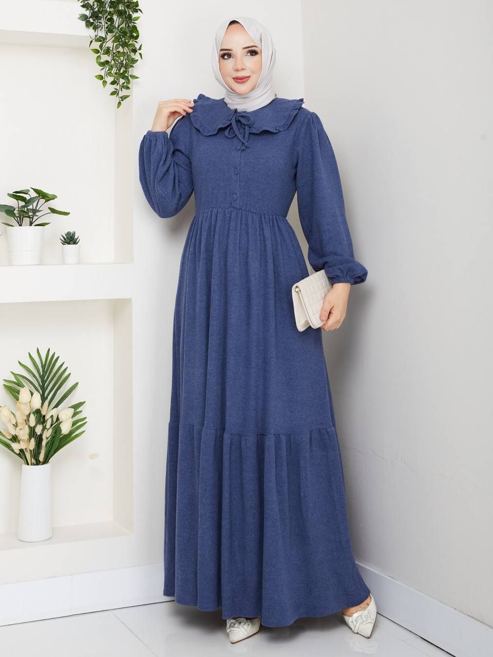 Hijab Aya avec col " un hiver chaud ⛄❄️🧕"