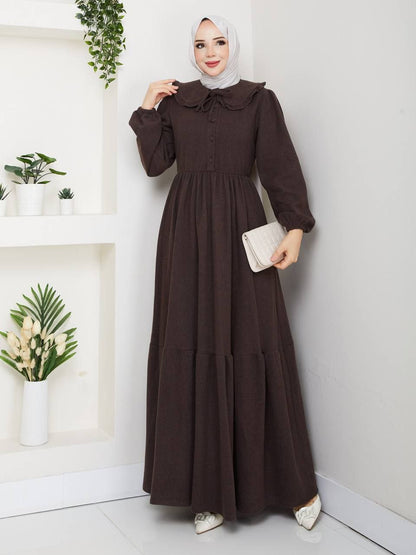 Hijab Aya avec col " un hiver chaud ⛄❄️🧕"