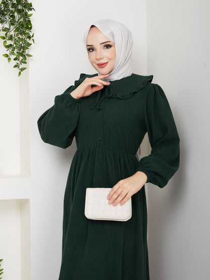 Hijab Aya avec col " un hiver chaud ⛄❄️🧕"