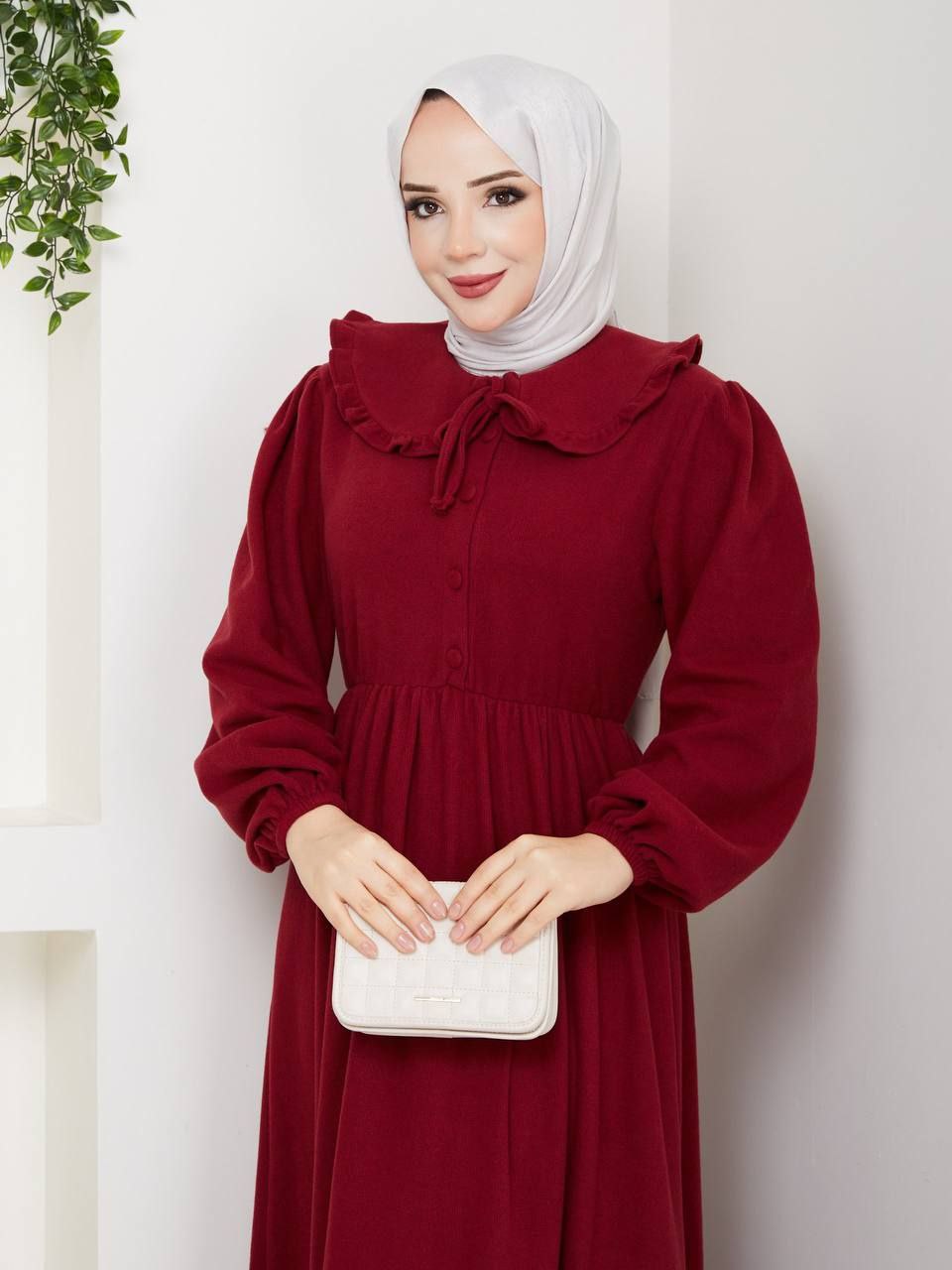 Hijab Aya avec col " un hiver chaud ⛄❄️🧕"