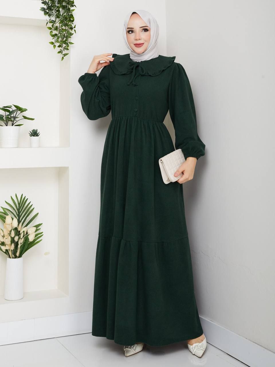 Hijab Aya avec col " un hiver chaud ⛄❄️🧕"