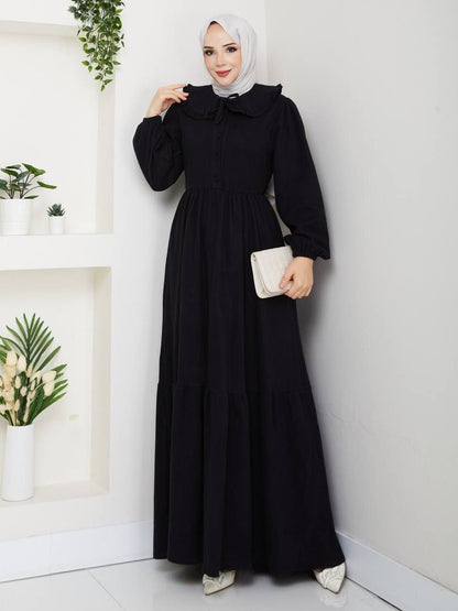 Hijab Aya avec col " un hiver chaud ⛄❄️🧕"