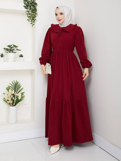 Hijab Aya avec col " un hiver chaud ⛄❄️🧕"