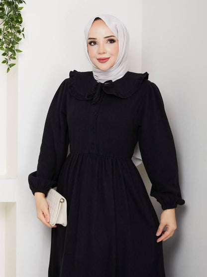 Hijab Aya avec col " un hiver chaud ⛄❄️🧕"